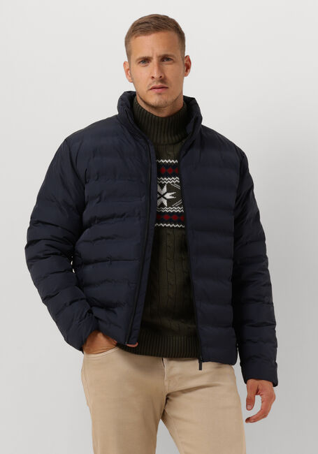 Donkerblauwe SELECTED HOMME Gewatteerde jas SLHBARRY QUILTED JACKET B NOOS - large