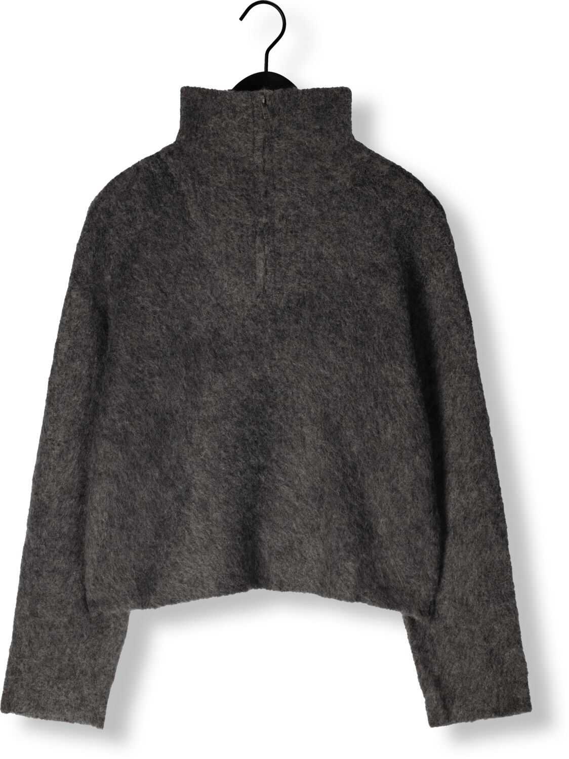 MODSTRÖM Modström Dames Truien & Vesten Kanemd Zip T-neck Donkergrijs