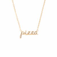 Gouden ATLITW STUDIO Kettingen URBAN NECKLACE PIZZA - medium