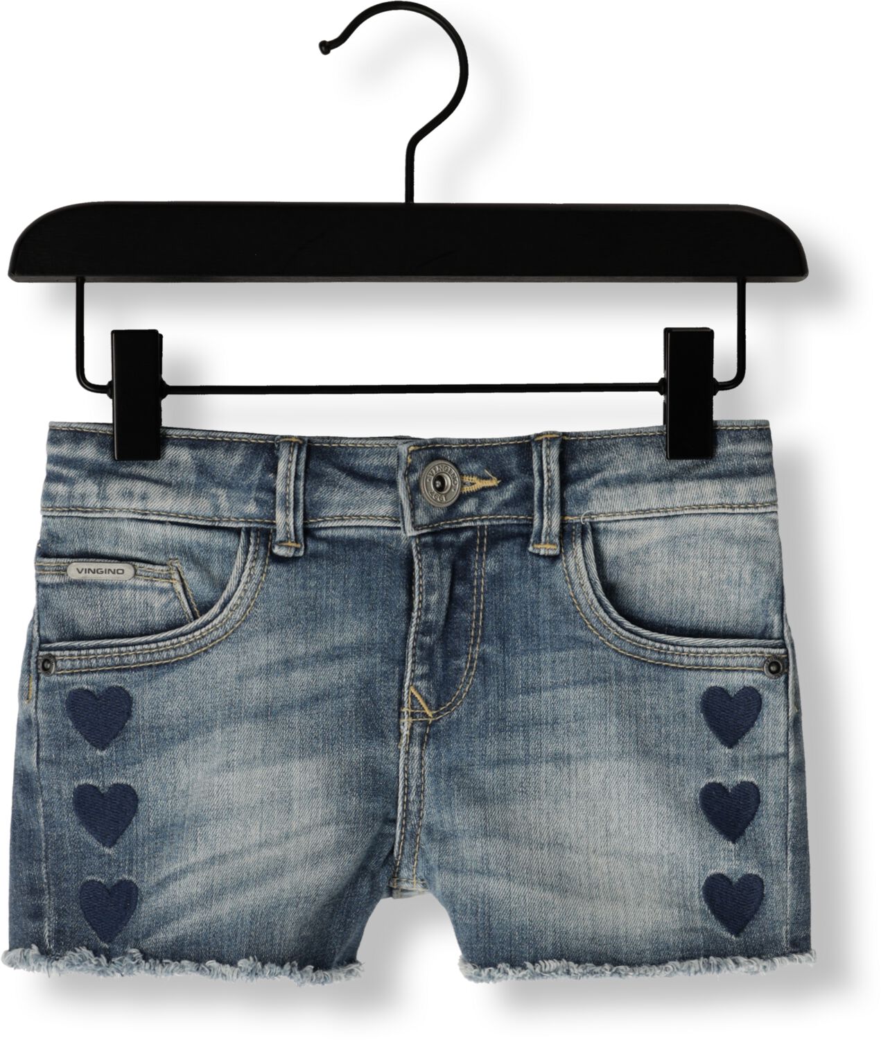 Vingino regular denim short medium blue denim