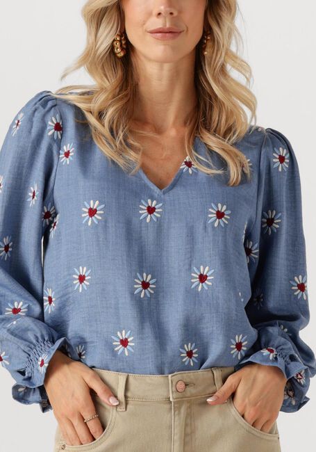 Blauwe YDENCE Blouses TOP PHILOU - large