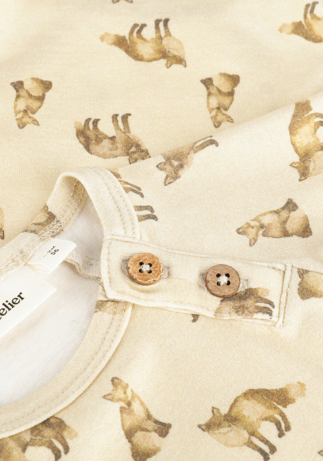 Beige LIL' ATELIER Rompers NBMGEO LS SLIM BODY WII - large