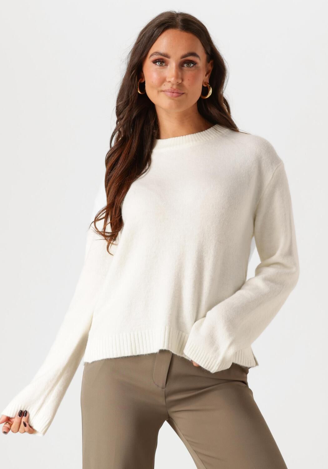 MODSTRÖM Modström Dames Truien & Vesten Treemd O-neck Ecru