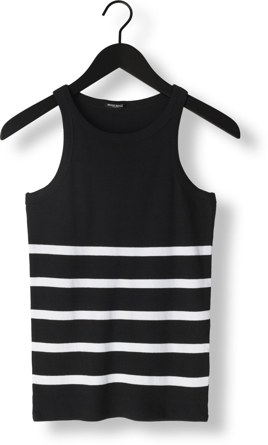 BRUUNS BAZAAR Dames Tops & T-shirts Katy Stribed Tank Top Zwart