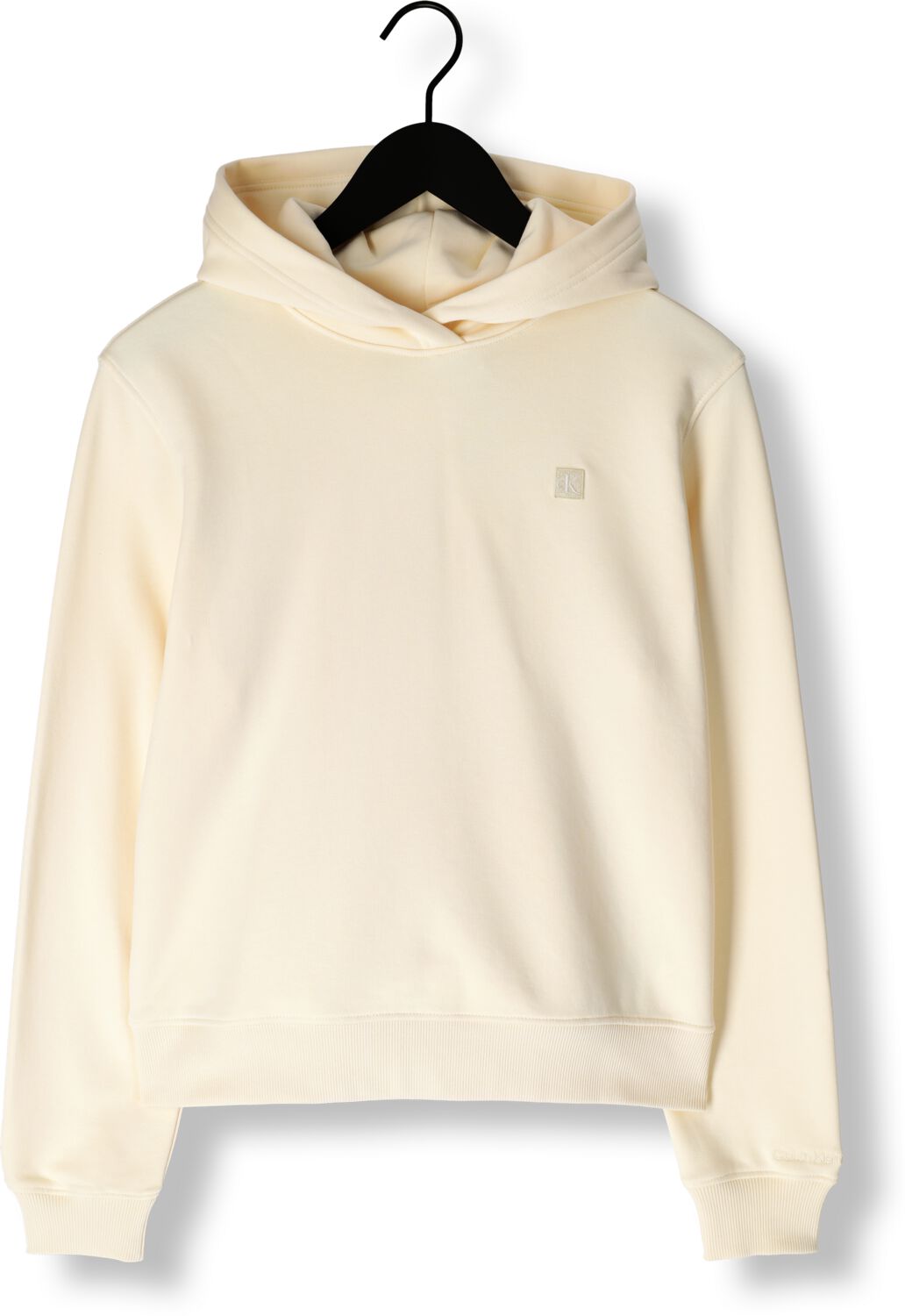 CALVIN KLEIN Dames Truien & Vesten Ck Embro Badge Regular Hoodie Beige