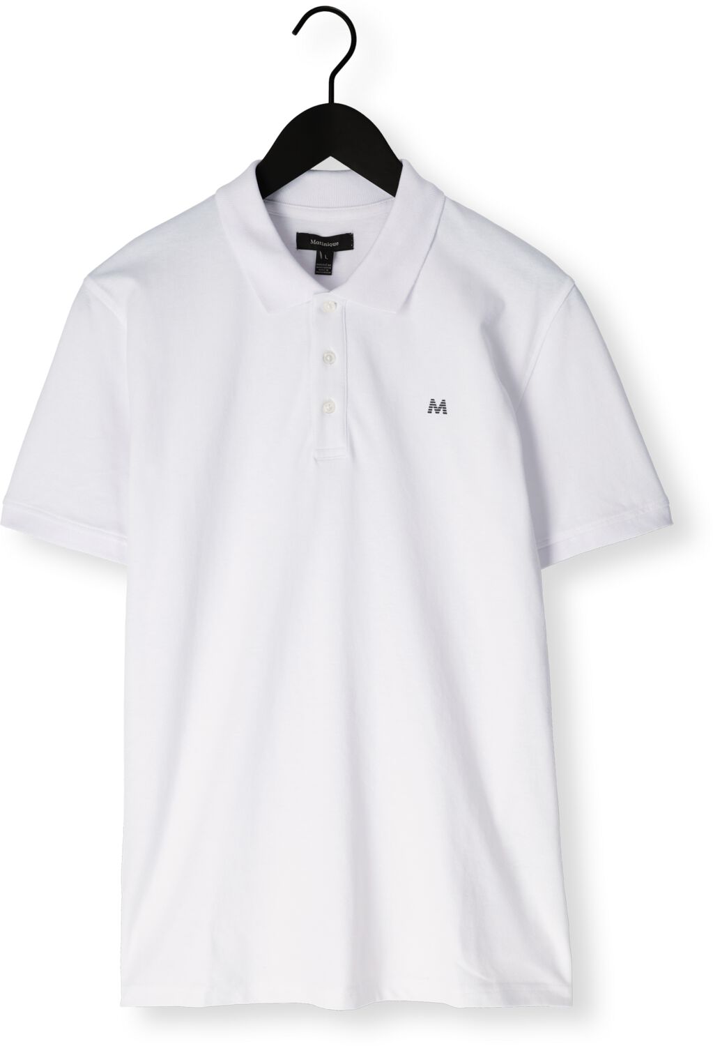 MATINIQUE Heren Polo's & T-shirts Mapoleo Melange Wit