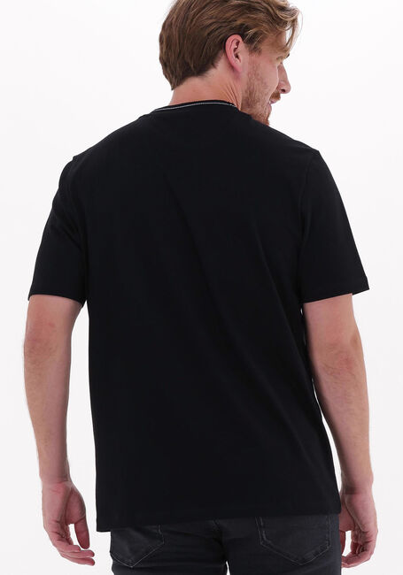 Zwarte LYLE & SCOTT T-shirt BRANDED RINGER TSHIRT - large