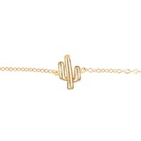Gouden ATLITW STUDIO Armbanden ELEMENTS BRACELET CACTUS - medium