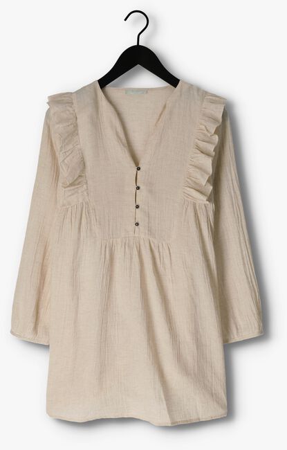 Zand BY-BAR Mini jurk VAYA SLUB DRESS - large