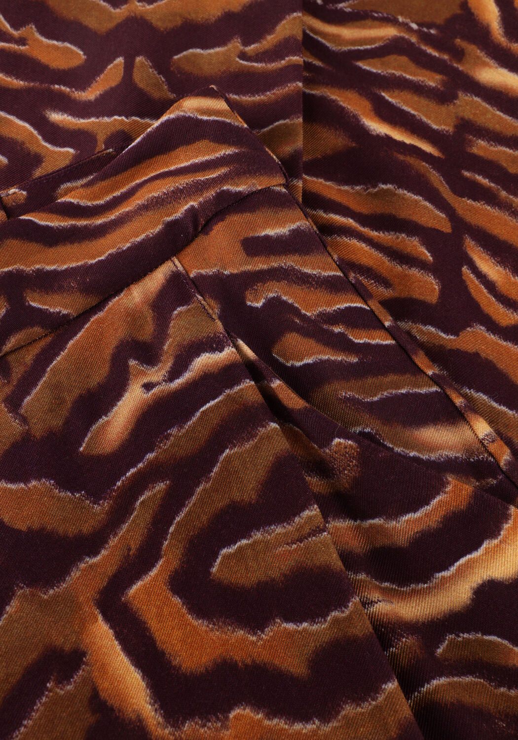 Bruine HARPER & YVE Wijde broek HOLLY-PA - large