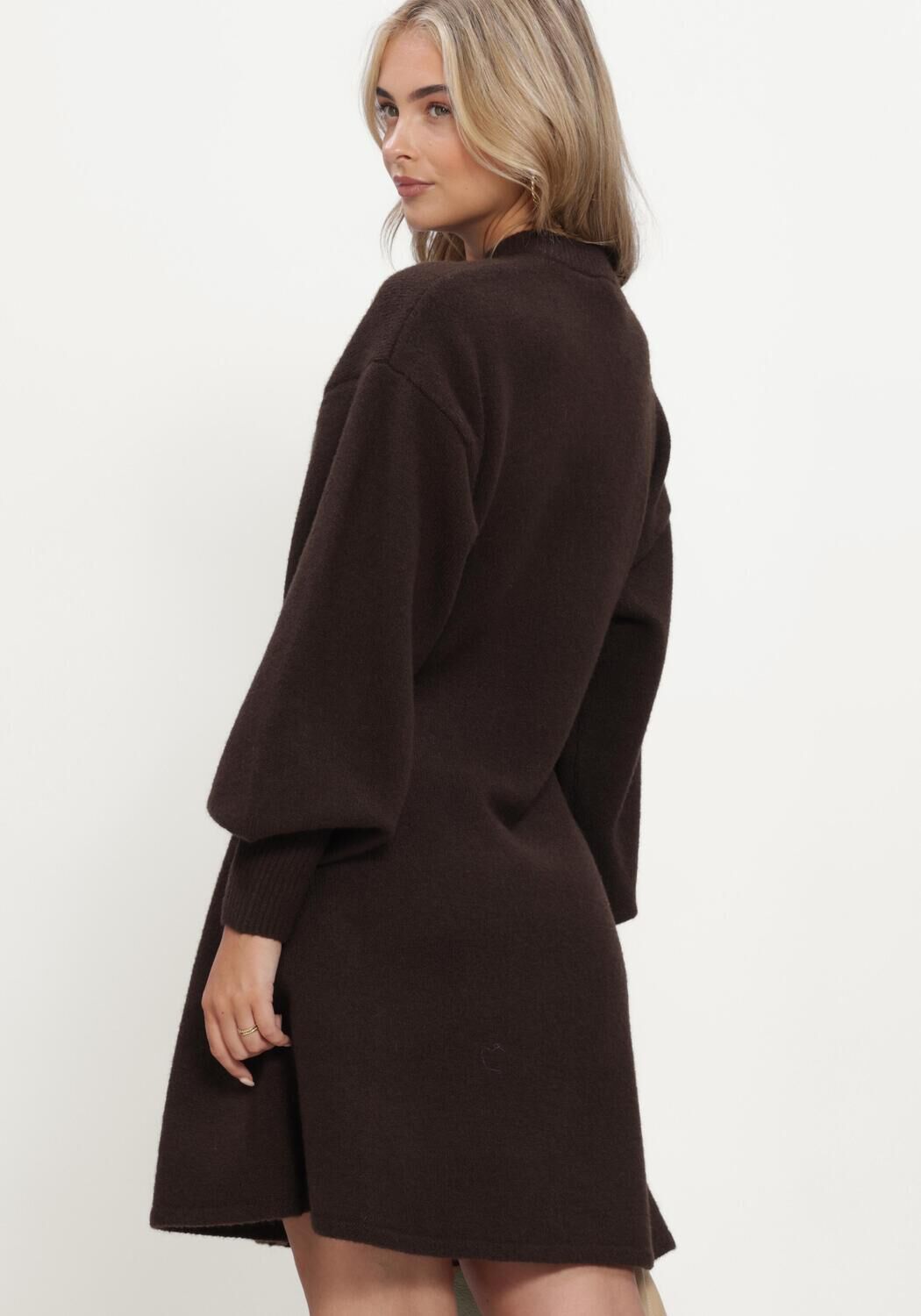 Bruine NOTRE-V Mini jurk NV-ILJA - large