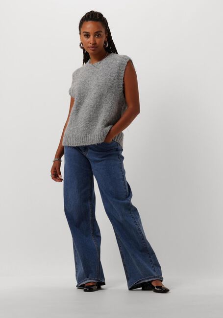 Grijze EDITED Spencer XANTARA KNIT VEST - large