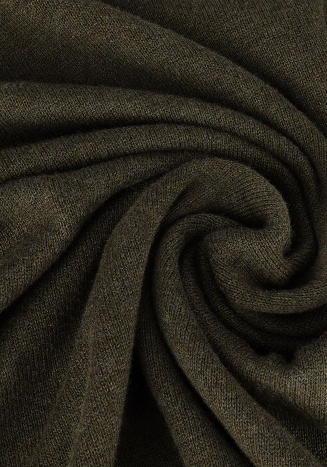 Donkergroene ANERKJENDT Trui AKSAIL COTTON SILK KNIT - large