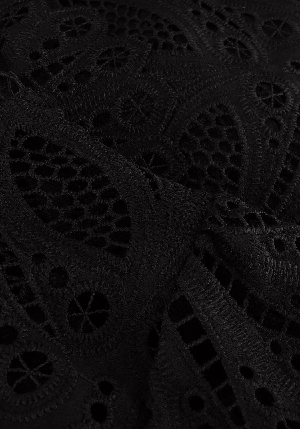 Zwarte NEO NOIR Blouses ADELA EMBROIDERY BLOUSE - large