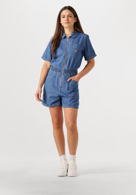 Blauwe TOMMY JEANS Jumpsuits TJW LT DENIM PLAYSUIT - large