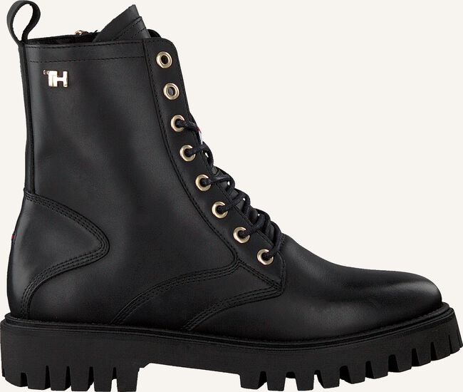 Zwarte TOMMY HILFIGER Veterboots SHADED TH BOOTIE Zwarte TOMMY HILFIGER Veterboots SHADED TH BOOTIE - large