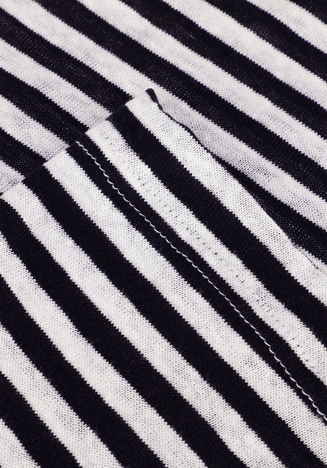 Zwarte MY ESSENTIAL WARDROBE T-shirt LISAMW STRIPED TEE - large