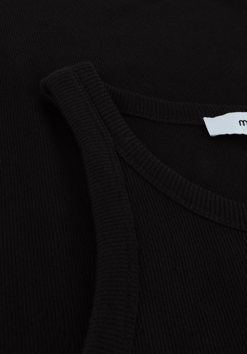 Zwarte MINUS Midi jurk MALUNA GOTS MIDI DRESS - large