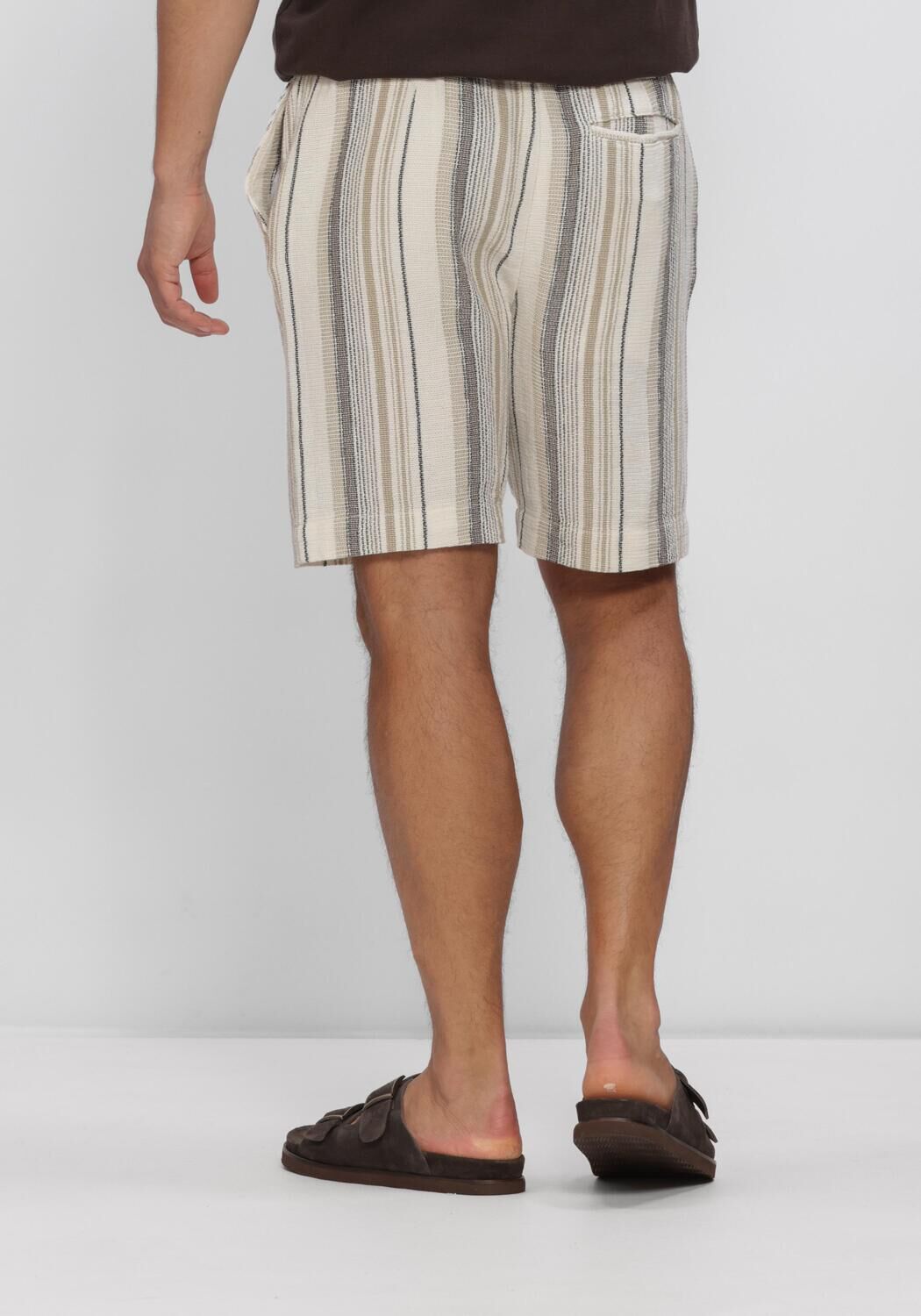 Beige SELECTED MEN Broeken SLHREGCAL SHORTS - large