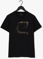 Zwarte CRUYFF T-shirt JULIEN TEE - 95 / 5 COTTON / ELASTHAN