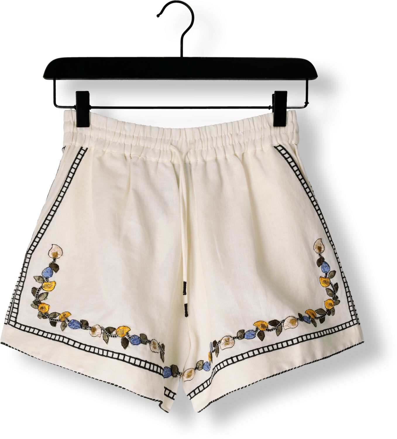 SCARLETT POPPIES Dames Broeken Friends Short Ecru