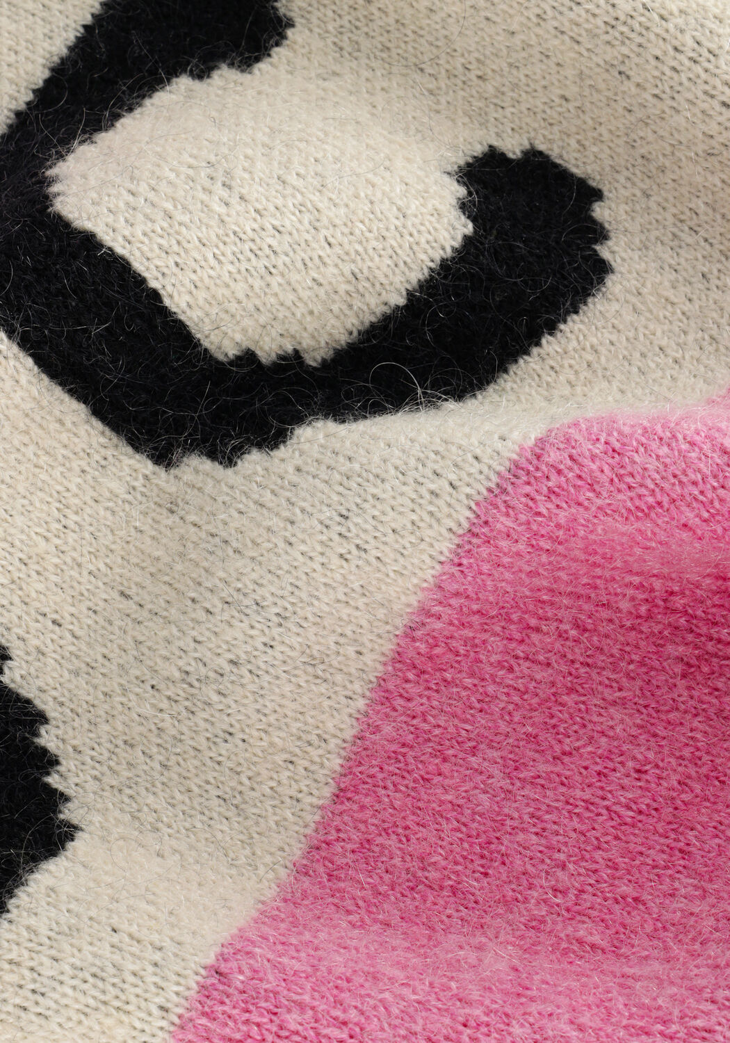 Roze CO'COUTURE Trui LEONA LOGO KNIT - large