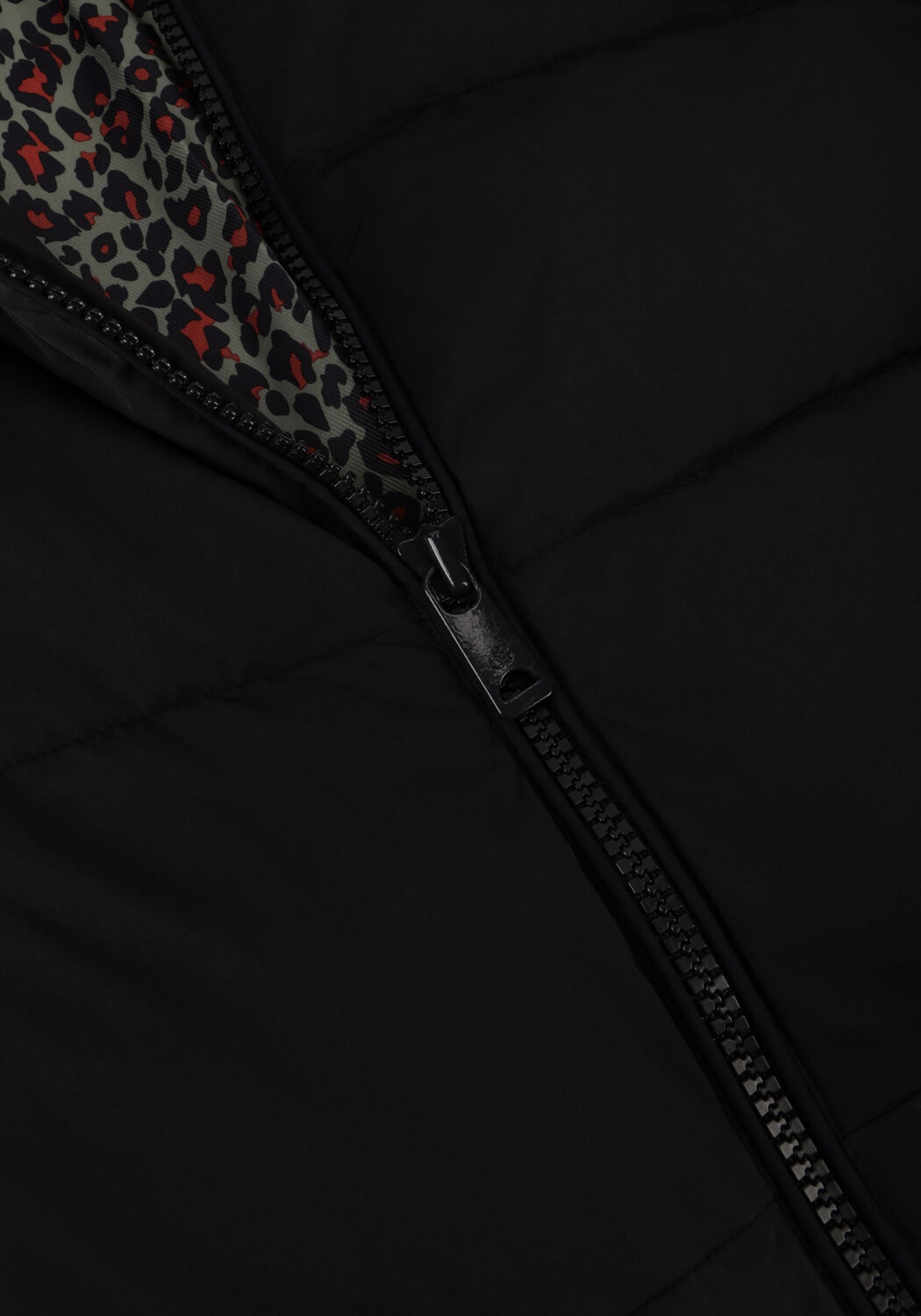 zwarte scotch soda gewatteerde jas water repellent long length puffer coat