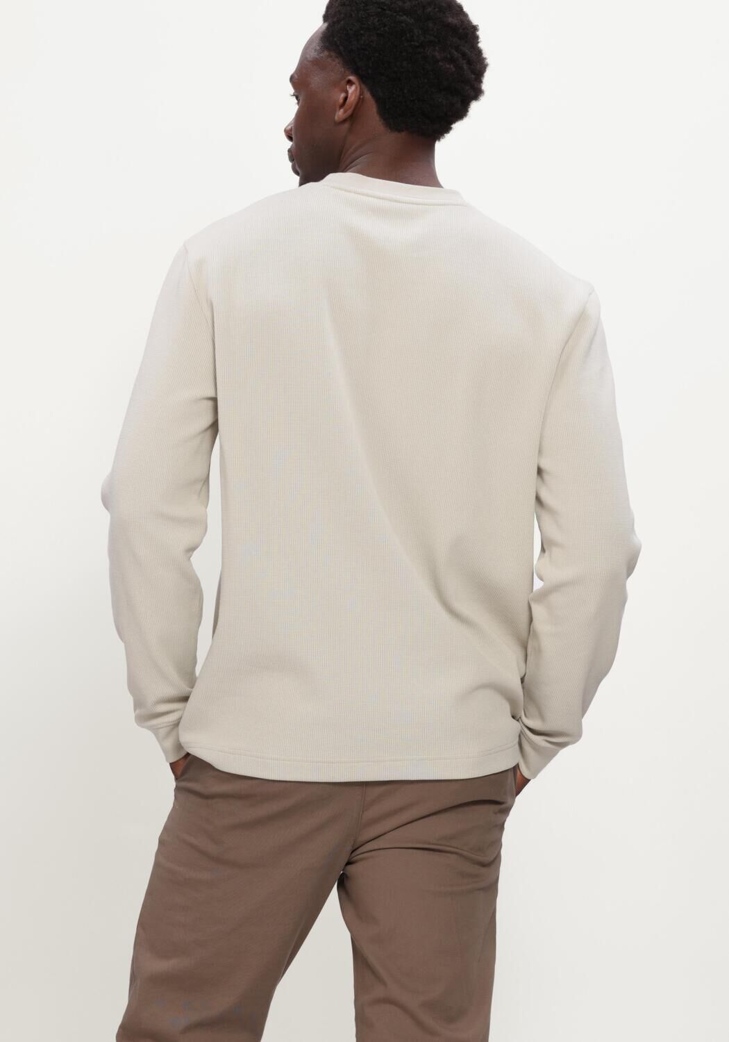 Creme BOSS ORANGE Trui WE_TEMPEST - large