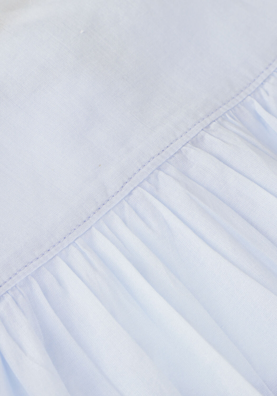 Lichtblauwe SCOTCH & SODA Blouses SHIRT WITH PIN TUCK YOKE AND GATHERING - large