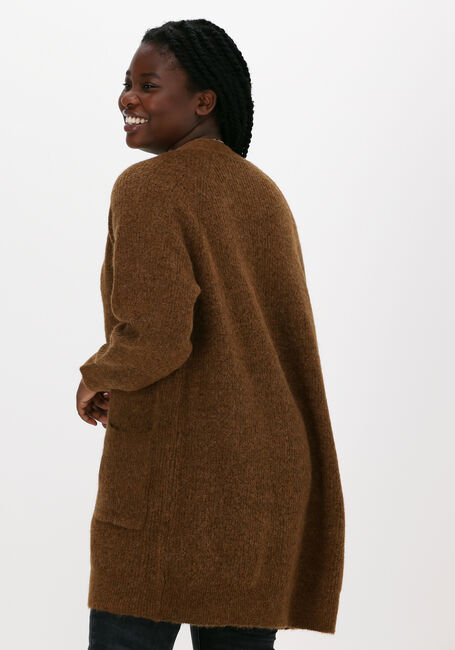 Bronzen SELECTED FEMME Vest SLFLULU LS KNIT LONG CARDIGAN - large