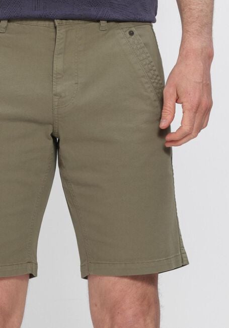Khaki PME LEGEND Korte broek SPECTOR CHINO SHORTS FANCY STRUCTURE - large