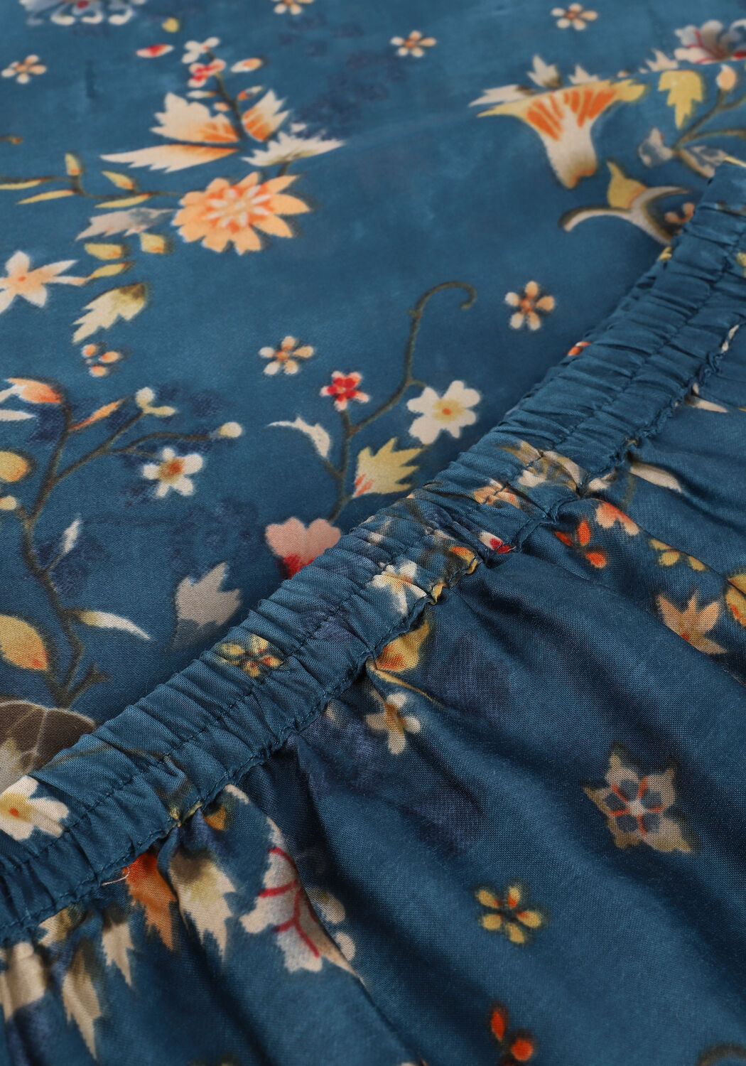 Blauwe MES DEMOISELLES Maxirok YASEMIN SKIRT - large