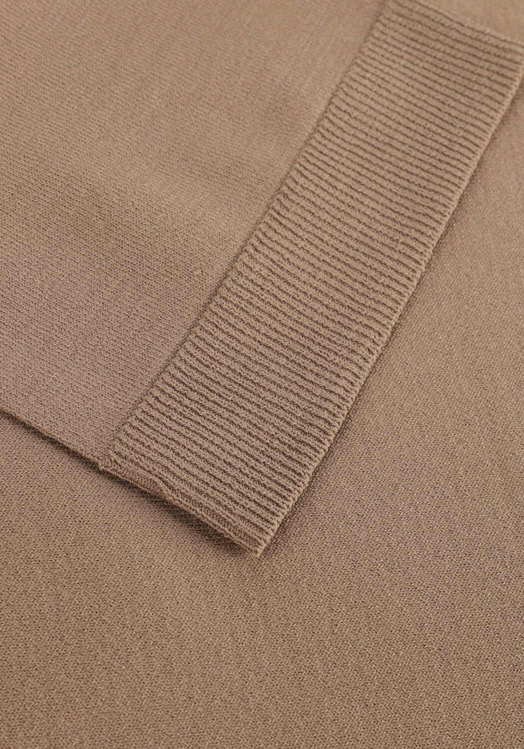 Bruine SELECTED WOMEN T-shirt SLFWILLE SS KNIT O-NECK - large