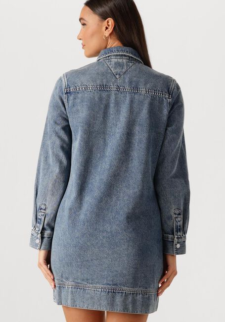 Blauwe TOMMY JEANS Mini jurk TJW PULLOVER DENIM DRESS - large