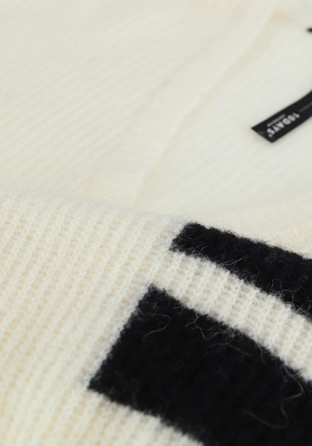 Gebroken wit 10DAYS Trui THE KNIT SWEATER - large