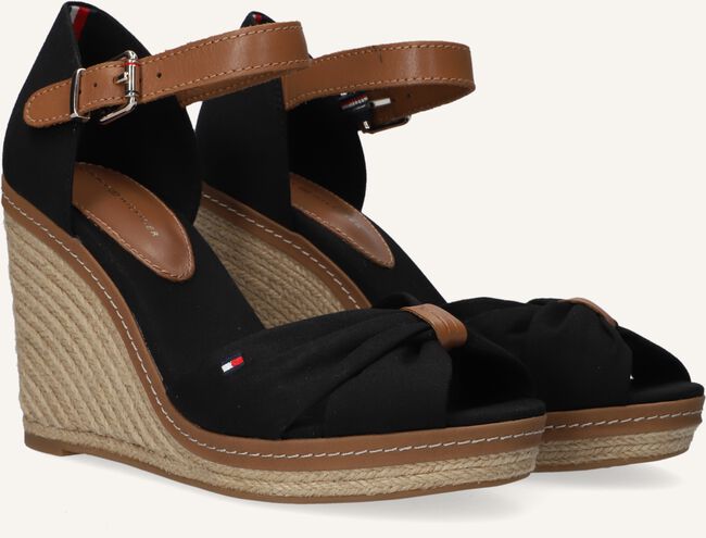 Zwarte TOMMY HILFIGER Platte sandalen ICONIC ELENA Zwarte TOMMY HILFIGER Platte sandalen ICONIC ELENA - large