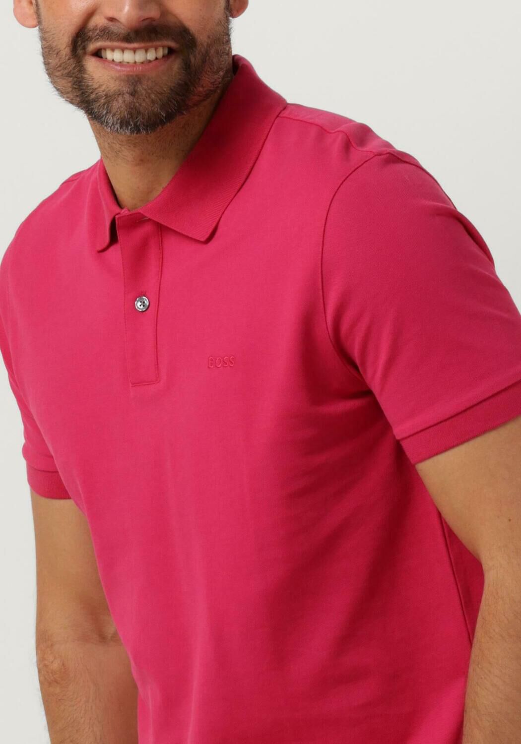 BOSS Heren Polo's & T-shirts Pallas Roze