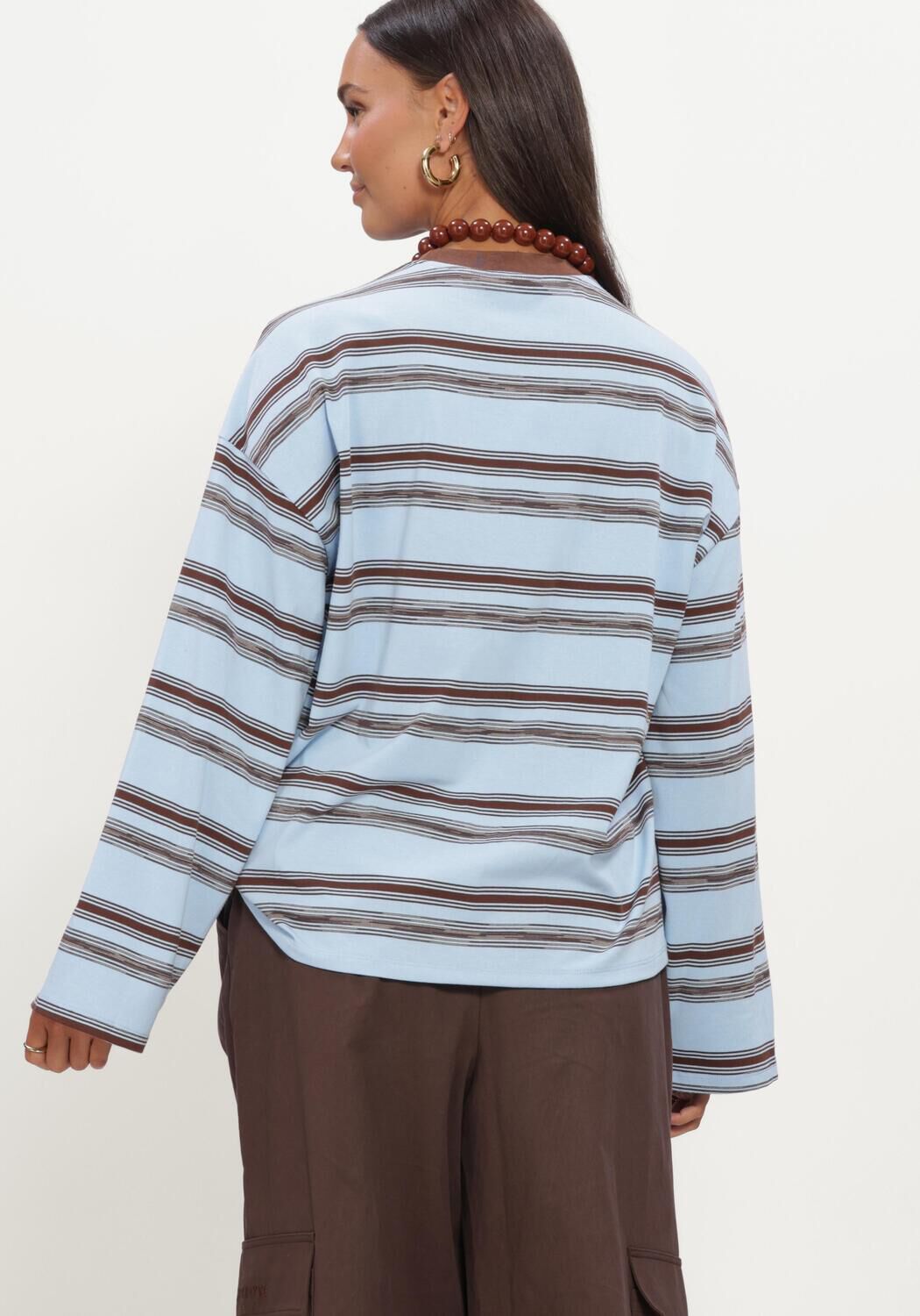 Lichtblauwe HARPER & YVE Top TOMMY-LS - large