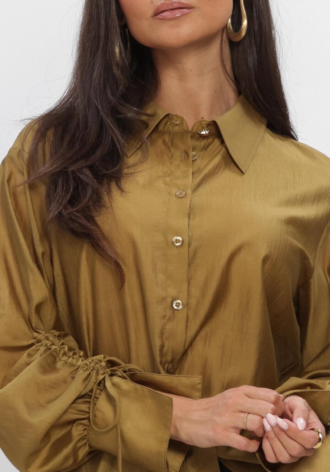AAIKO Dames Blouses Marel Lyo 512 Olijf