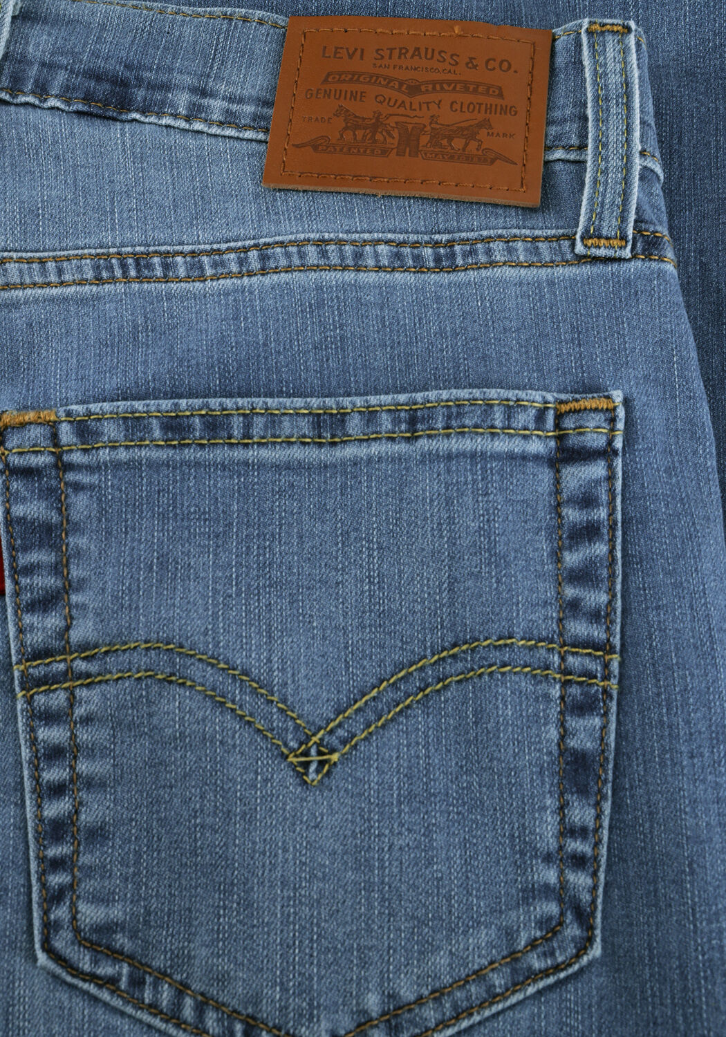 Blauwe LEVI'S Wide jeans 728 HR WIDE LEG - large