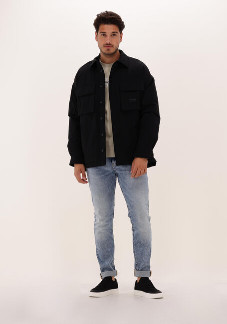 Zwarte CALVIN KLEIN Overshirt FLEECE LINED CARGO OVERSHIRT - large