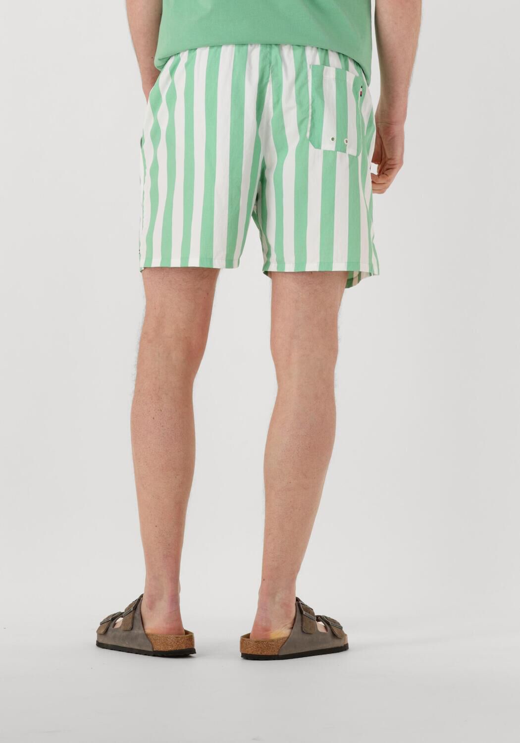 TOMMY HILFIGER Heren Zwembroeken Medium Drawstring Print Groen