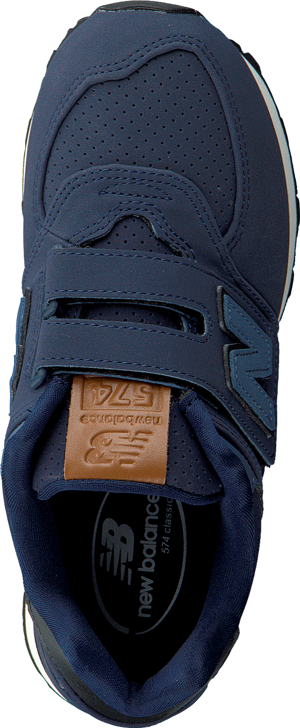 blauwe new balance sneakers kv574