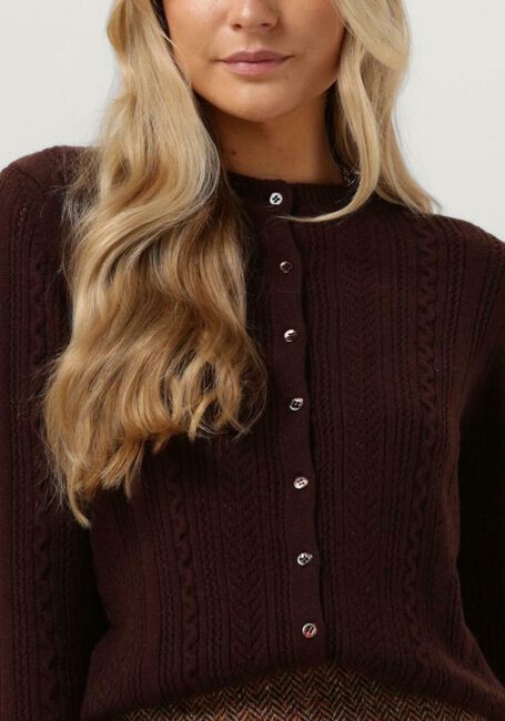 Bruine VANILIA Vest CLASSIC CREW CARDI - large