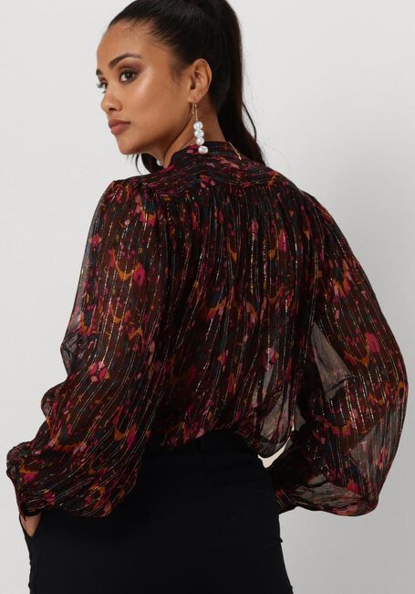 Paarse AAIKO Blouses ZOYA GLITTER IKAT VIS 510 BLOUSES - large