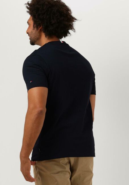 Donkerblauwe TOMMY HILFIGER T-shirt HILFIGER ARCHED TEE - large