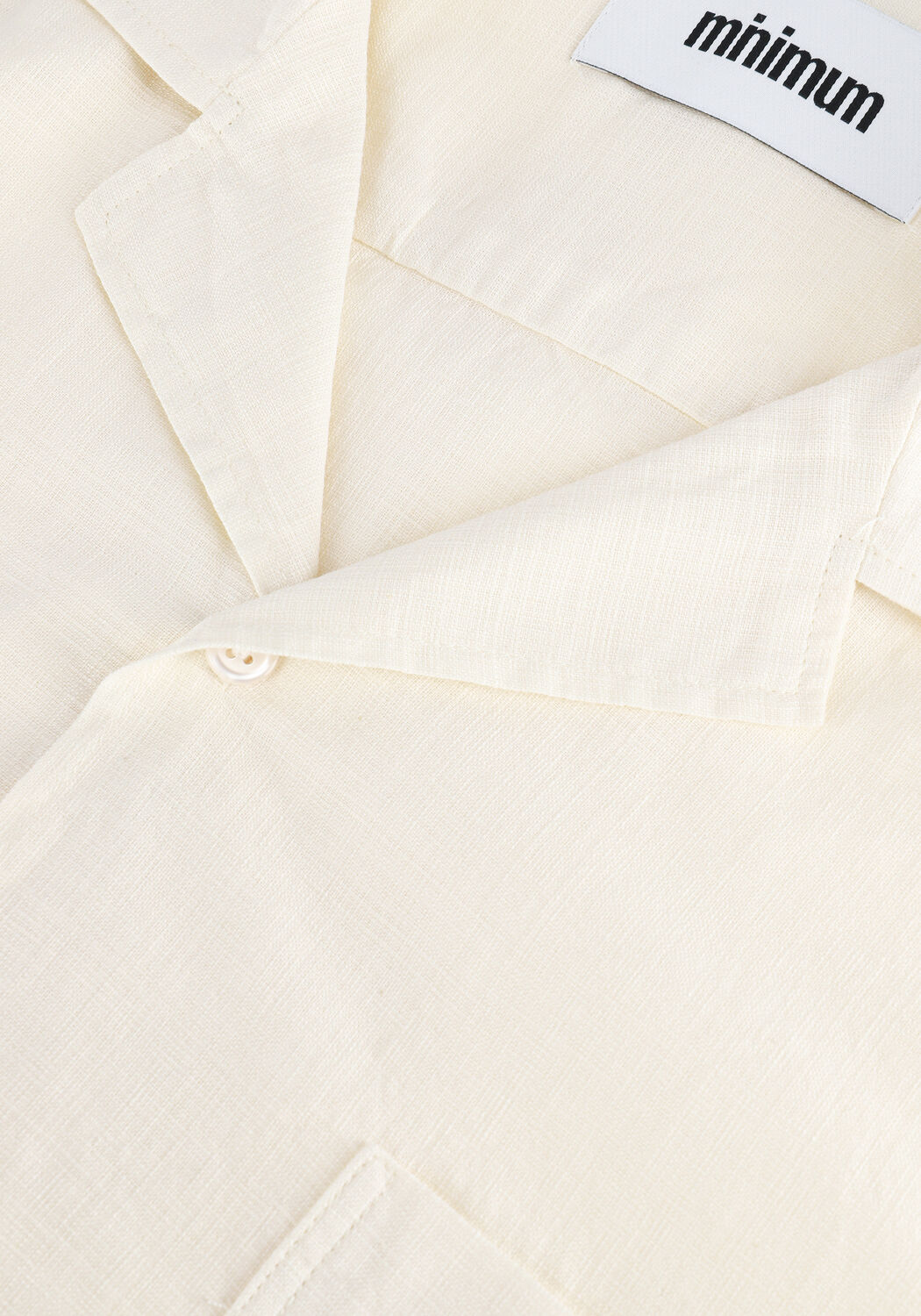 Gebroken wit MINIMUM Casual overhemd NANTES - large