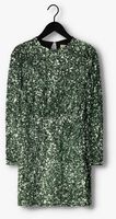 Groene SELECTED FEMME Mini jurk COLYN LS SHORT SEQUINS DRESS