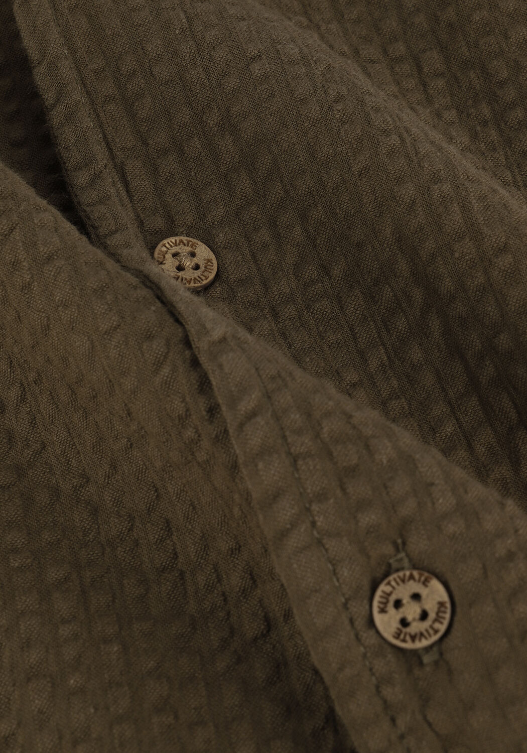 Donkergroene KULTIVATE Casual overhemd ST JAKE - large