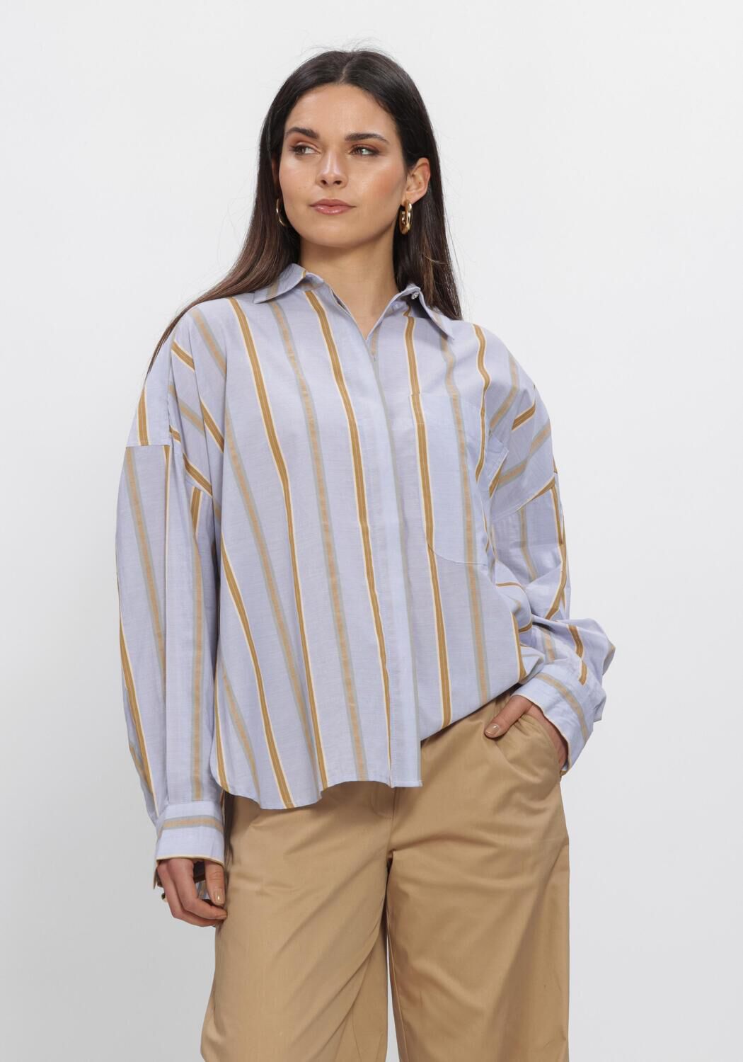 Blauwe BEAUMONT Blouses DEBORAH BLOUSE - large